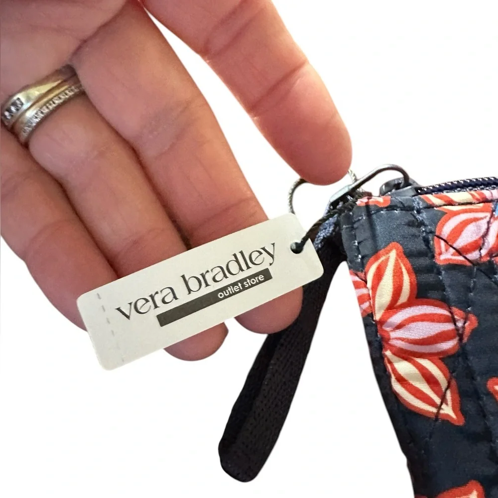 Vera Bradley “Floral Burst” Zip ID Case